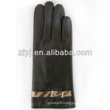 Newest fashion sheepskin leather women leather Gloves